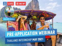 Live Webinar: Pre-Application Webinar | Thailand Internship May 2021