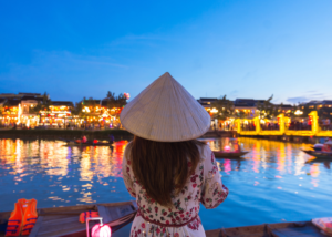 vietnam woman in hat